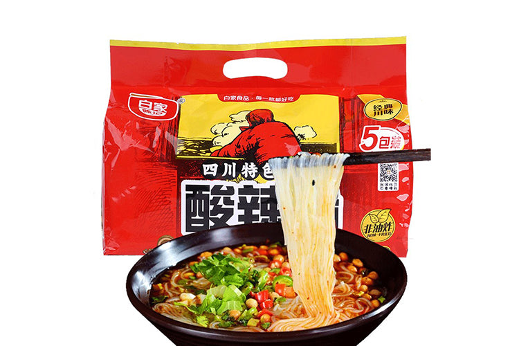 白家陳記 春雨スープ スーラー味 酸辣粉絲 525g