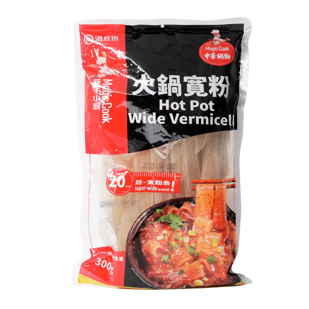 海底労 中華春雨一太麺　極太春雨／海底撈 火鍋寛粉 300g 20mm