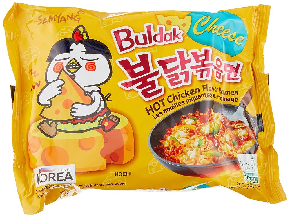 三養　チーズブルダック炒め麺 140g