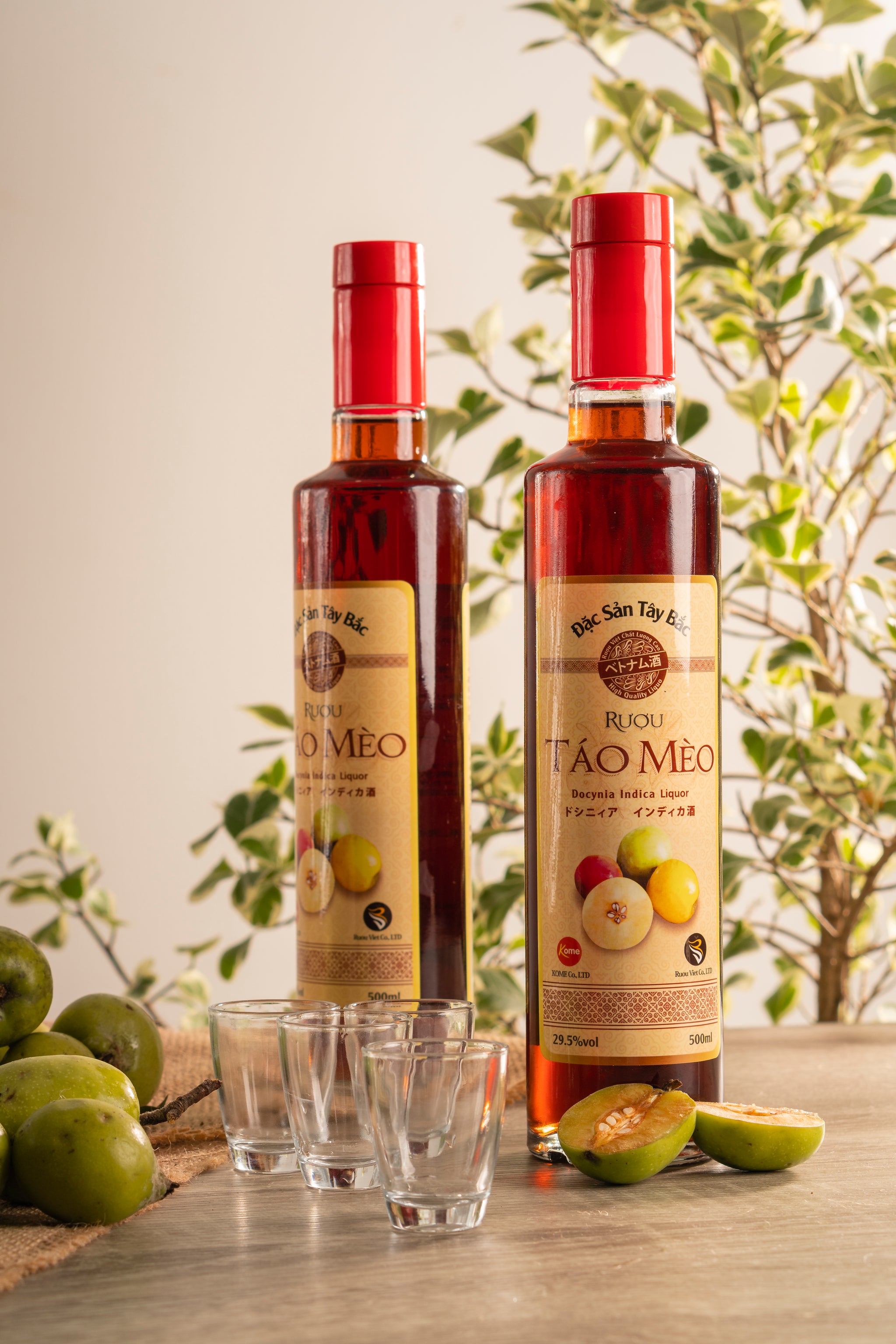 ルオウ・タオメオ：果実酒 Docynia Indica Liquor 500ml - ベトナム