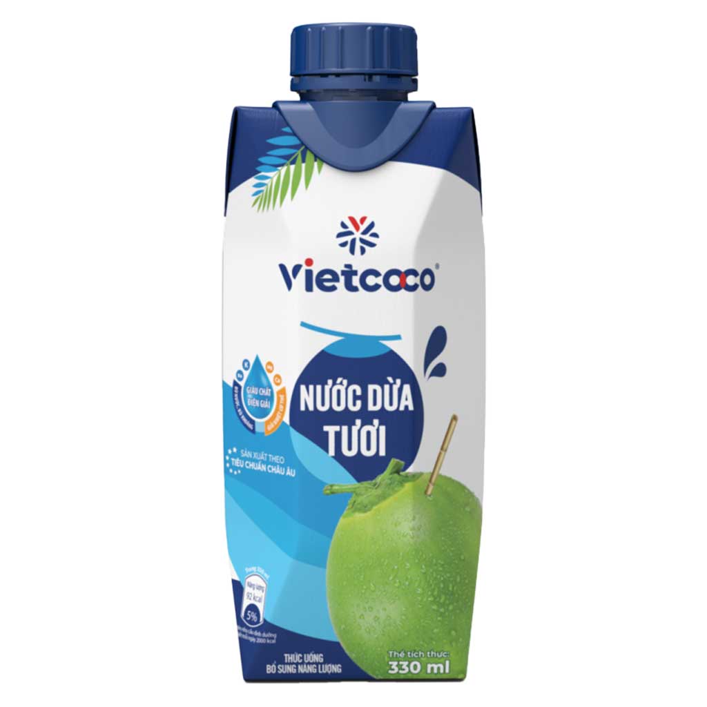 VietCOCOオリジナル ココナッツウォーター 330ml Fresh Coconut Juice